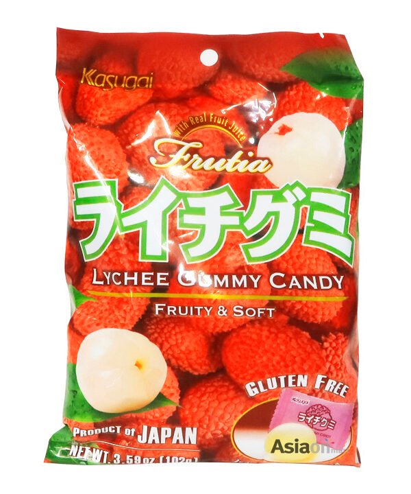 Kasugai Lychee Gummy Candy 102gr