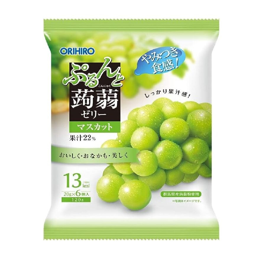 Orihiro Gelad Konnyaku Uva Blanca 120gr