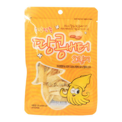 Calamar Seco con Mantequilla de Cacahuate 26gr