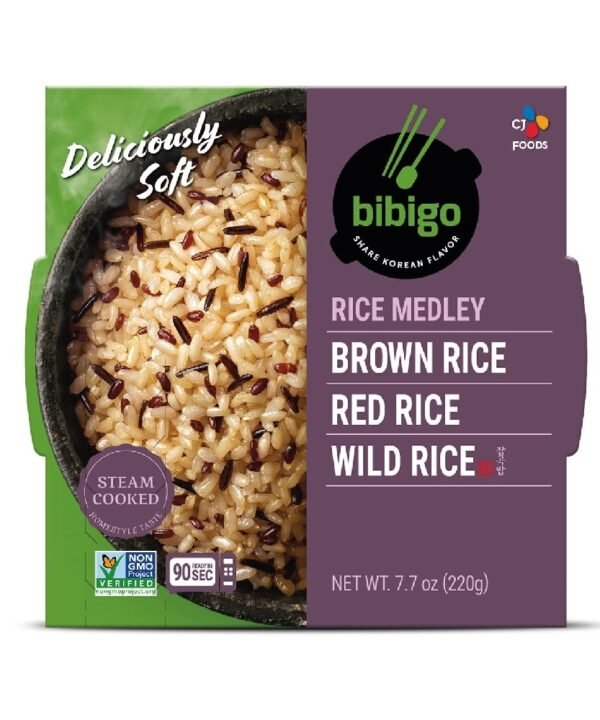 Cj Bibigo Arroz Integral Rojo y Salvaje 220gr