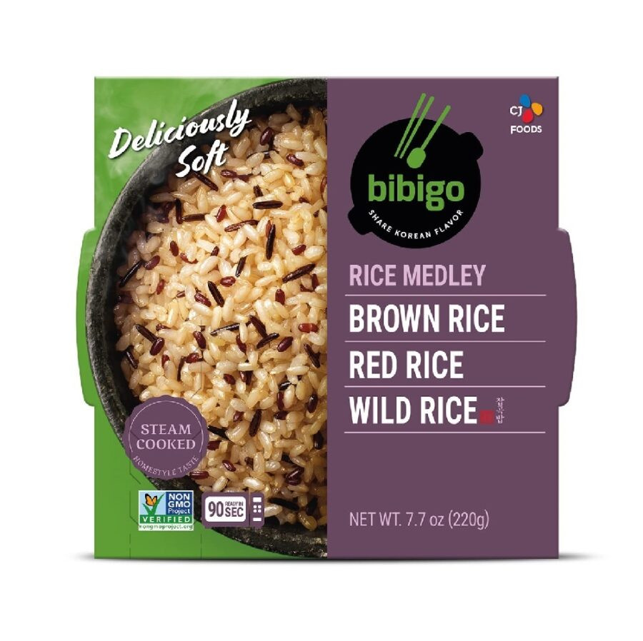 Cj Bibigo Arroz Integral Rojo y Salvaje 220gr