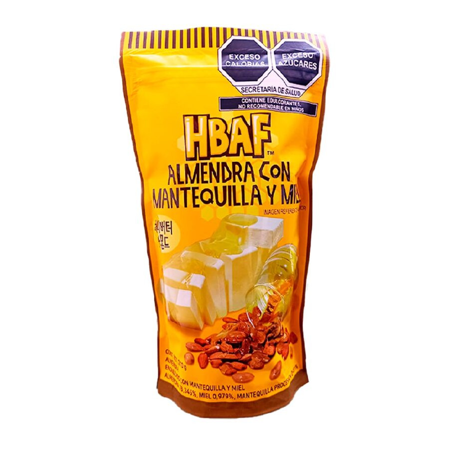 HBAF Almendras Sazonadas Gilim con Mantequilla y Miel 210gr