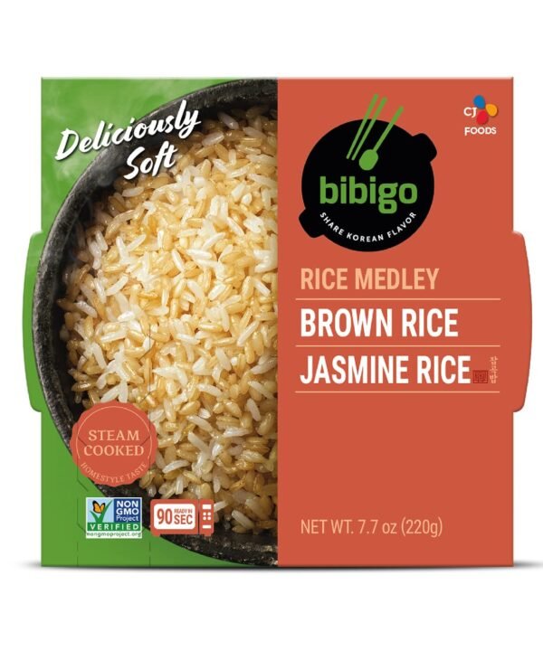 Cj Bibigo Arroz Integral y Jazmín 220gr