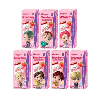 Binggrae Leche Sabor Fresa 200ml