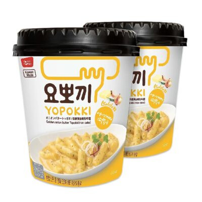 Yopokki Golden Onion Butter Topokki 120gr - Image 2