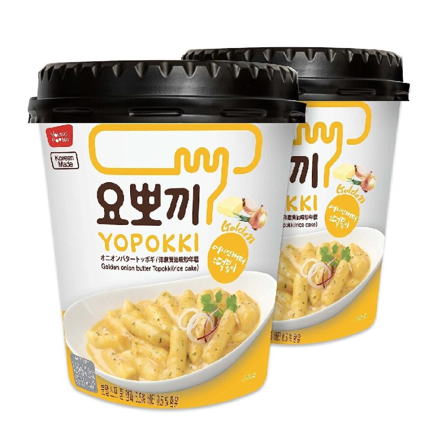 Yopokki Golden Onion Butter Topokki 120gr - Image 2