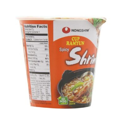 Nongshim Saewootanng Cup Camarones Picantes 67 Gr - Image 2