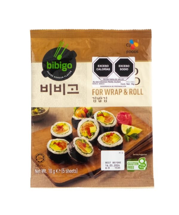 Cj Bibigo Alga Marina Asada para Sushi 10gr