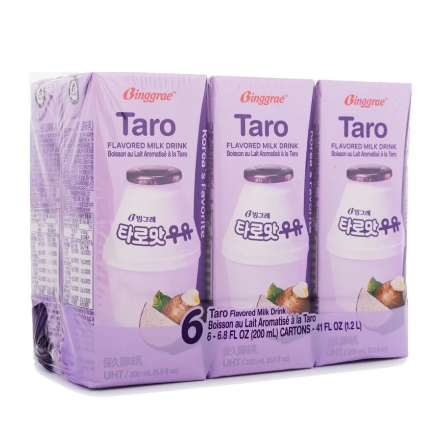 Binggrae Leche Sabor Taro 200ml - Image 2
