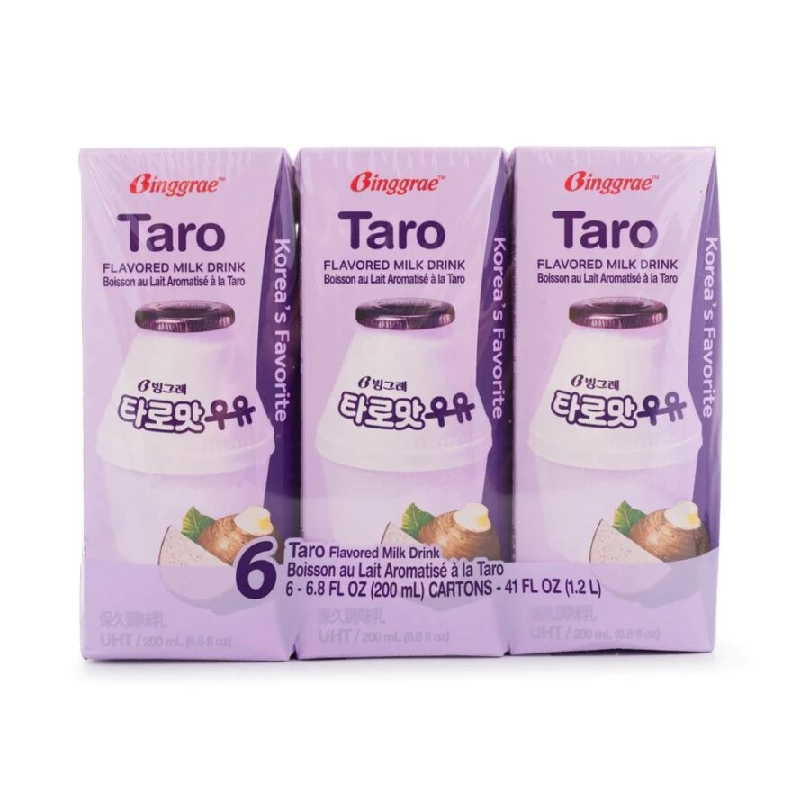 Binggrae Leche Sabor Taro 200ml