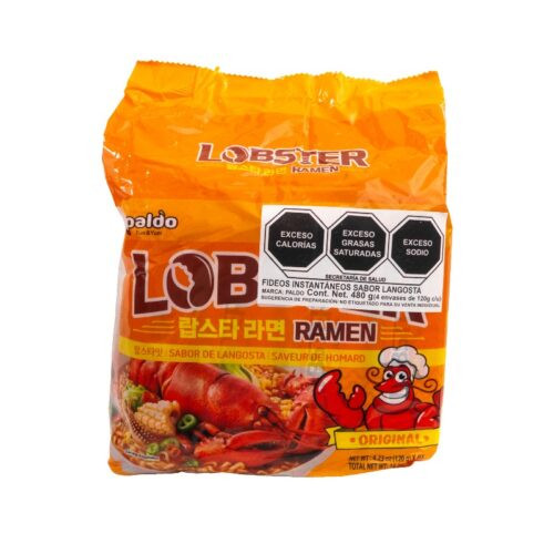 Paldo Lobster Ramen de Langosta 4 Pack