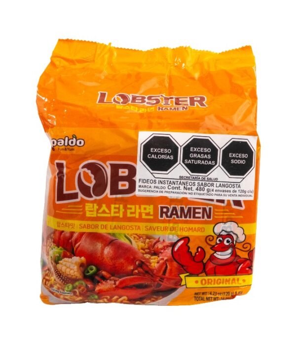 Paldo Lobster Ramen de Langosta 4 Pack