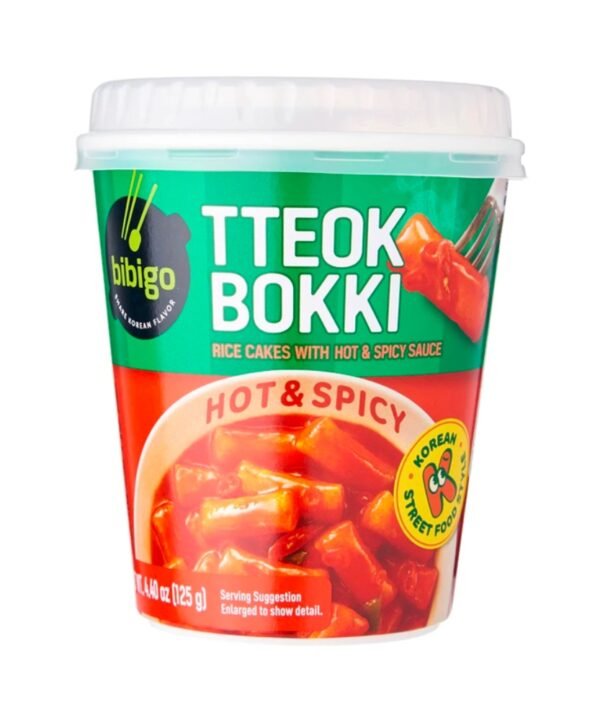 Cj Bibigo Tteokbokki Hot & Spicy 125gr