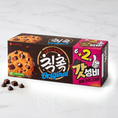 Lotte Chic Choc Galletas 120 g | Galletas Coreanas de Chocolate