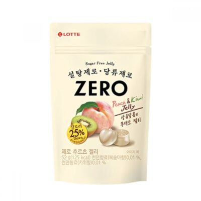 Lotte Gomitas Zero Sabor Durazno y Kiwi 52gr - Image 2