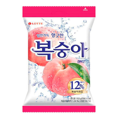 Lotte Caramelo Sabor Durazno 153 gr