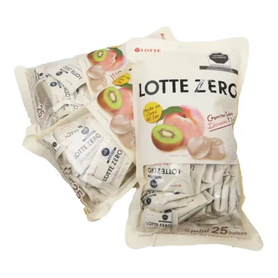 Lotte Zero Gomitas Durazno y Kiwi 350gr - Image 2
