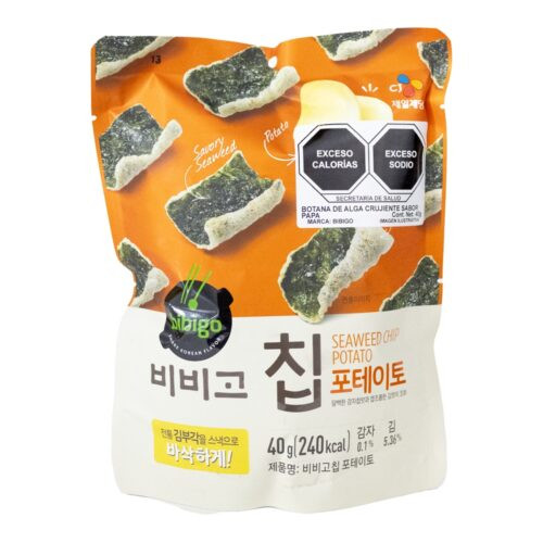 Cj Bibigo Snack de Alga Crujiente con Papa 40 gr