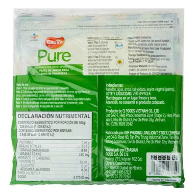 Cj Pure Papel de Arroz para Rollos Primavera 840 gr - Image 2