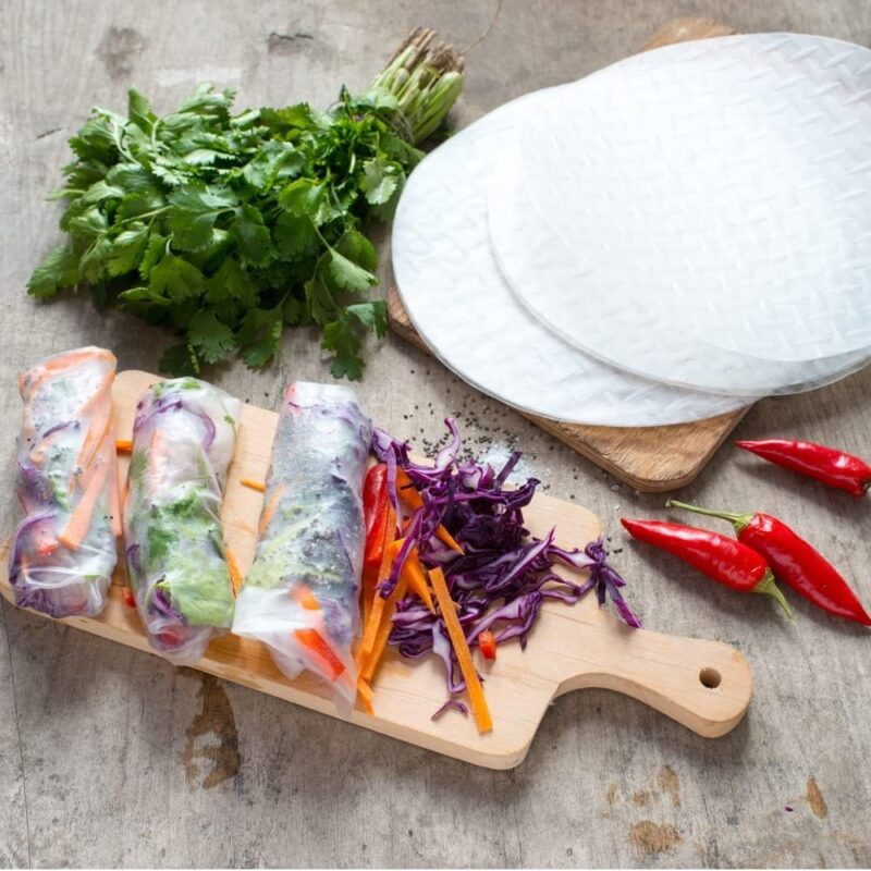 Cj Pure Papel de Arroz para Rollos Primavera 840 gr - Asiaon Mart