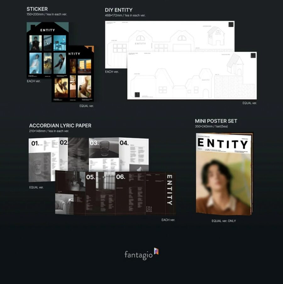 Cha Eun-Woo Entity 1st Mini Álbum - Image 4