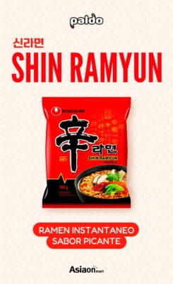 Nongshim Shin Ramyun 10 Piezas de 120 g | Ramen Coreano Picante Instantáneo