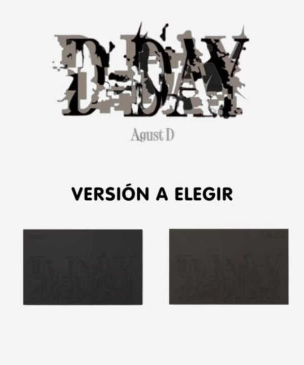 Agust D DDAY 1st Solo Álbum