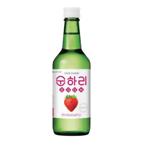 Lotte Soju Chum Churum Fresa 360 ml