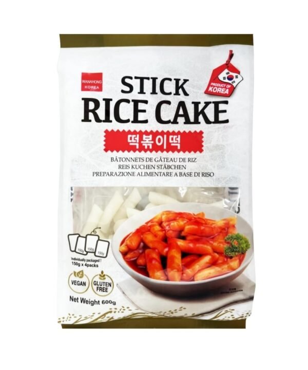 Wang Stick Pastel de Arroz Tteokbokki Tteock 600 Gr