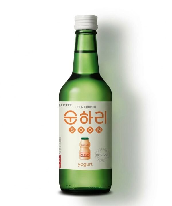 Soju Coreano Chum Churum Yogurt 360ml – Bebida Tradicional Original