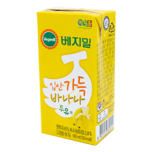 Vegemil Leche Sabor Banana de Soya 190ml