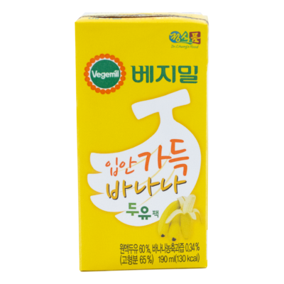 Vegemil Leche Sabor Banana de Soya 190ml - Image 2