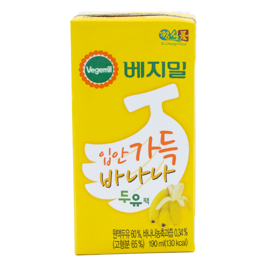 Vegemil Leche Sabor Banana de Soya 190ml - Image 2