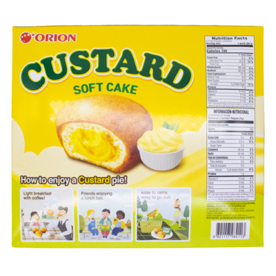 Orion Custard Soft Cake 276 gr - Image 2