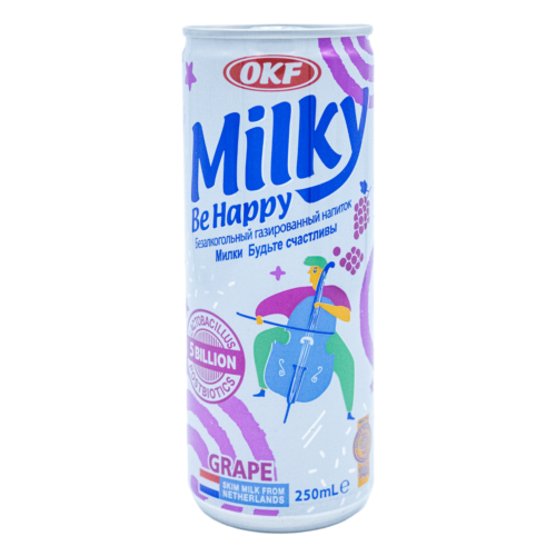 Okf Milky Be Happy Sabor Uva 250 ml