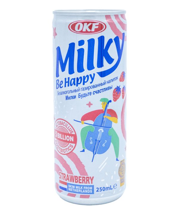 Okf Milky Be Happy Sabor Strawberry 250 ml