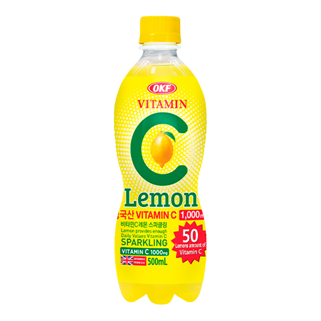 Okf Vitamin C Lemon Sparkling 500 ml