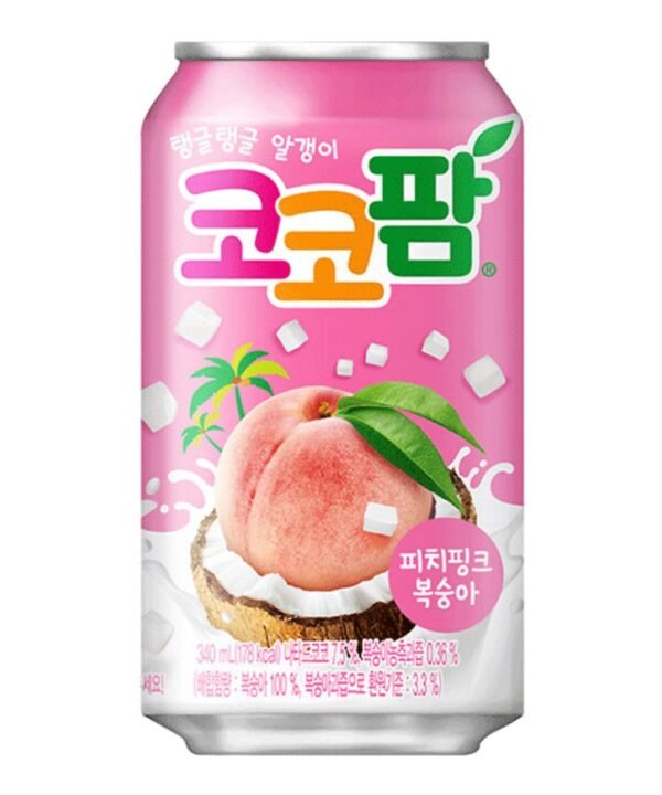 Haitai Bebida de Coco con Sabor Durazno 340 ml