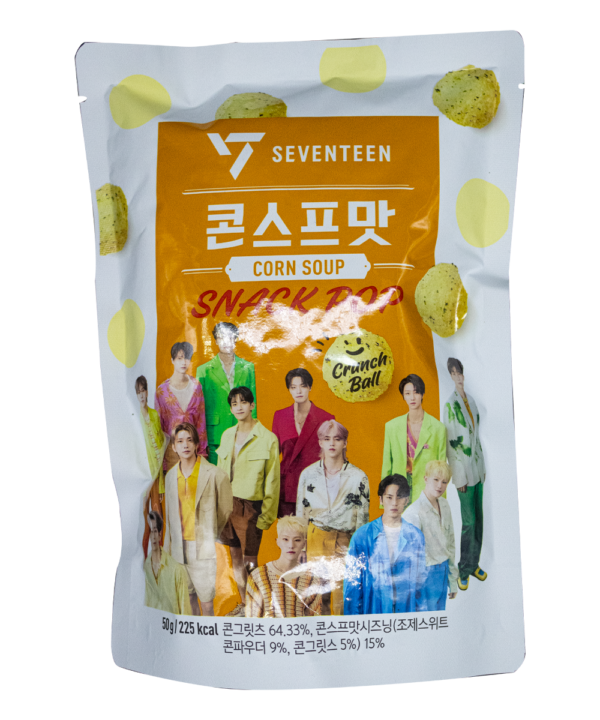HY Seventeen  Snack Pop Crunch Ball Corn Soup 50gr