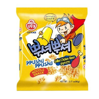 Ottogi Botana de Fideos Sabor Grilled Chicken Flavor 90gr - Image 2