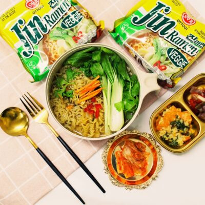 Ottogi Jin Ramen Veggie 110 gr - Image 3