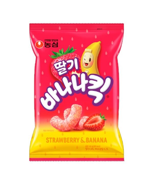 Nongshim Snack Sabor Fresa y Platano 60gr
