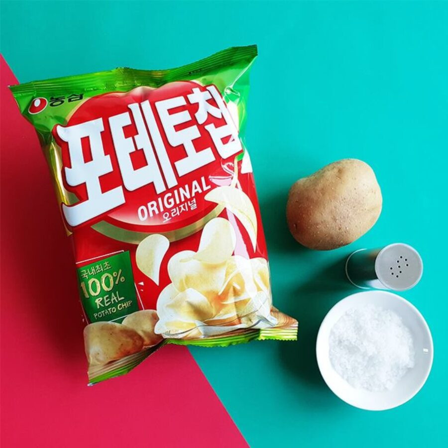 Nongshim Potato Chips Original 60 gr - Image 2