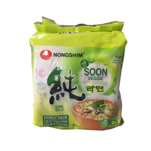 Nongshim Soon Veggie 112 gr 4 Pack
