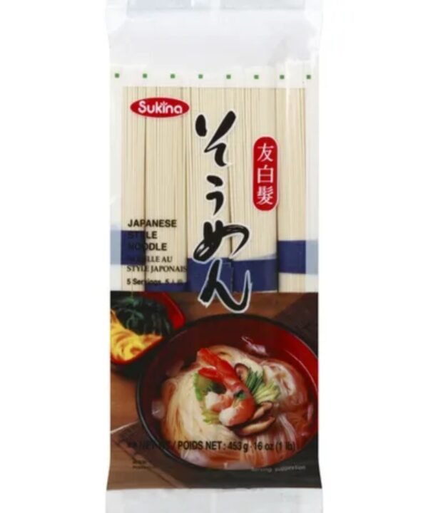 Sukina Tomoshiraga Somen Fideos Estilo Japones 453 gr