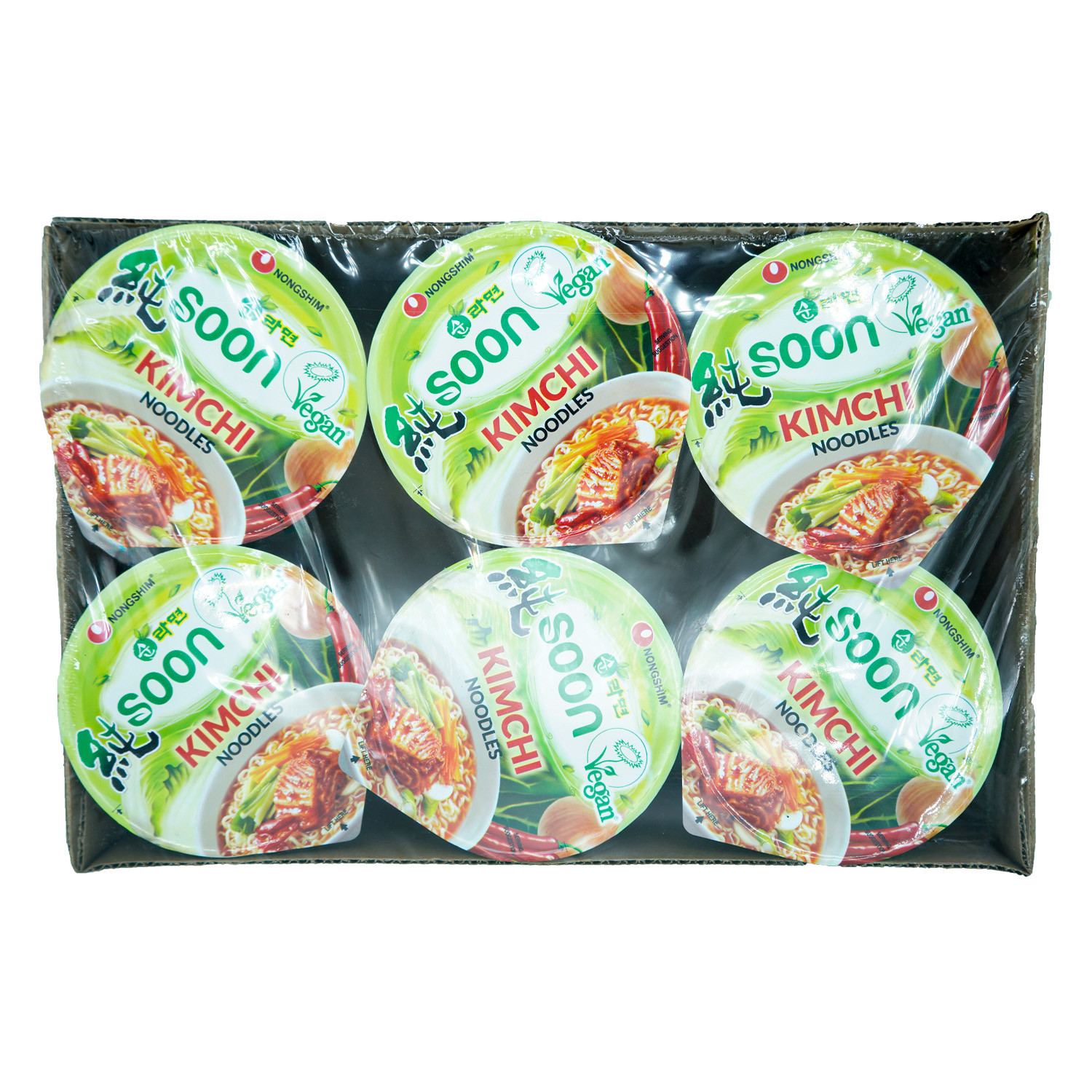Nongshim Soon Vegan Kimchi 6 Pz Cup 75gr C/u - Image 5