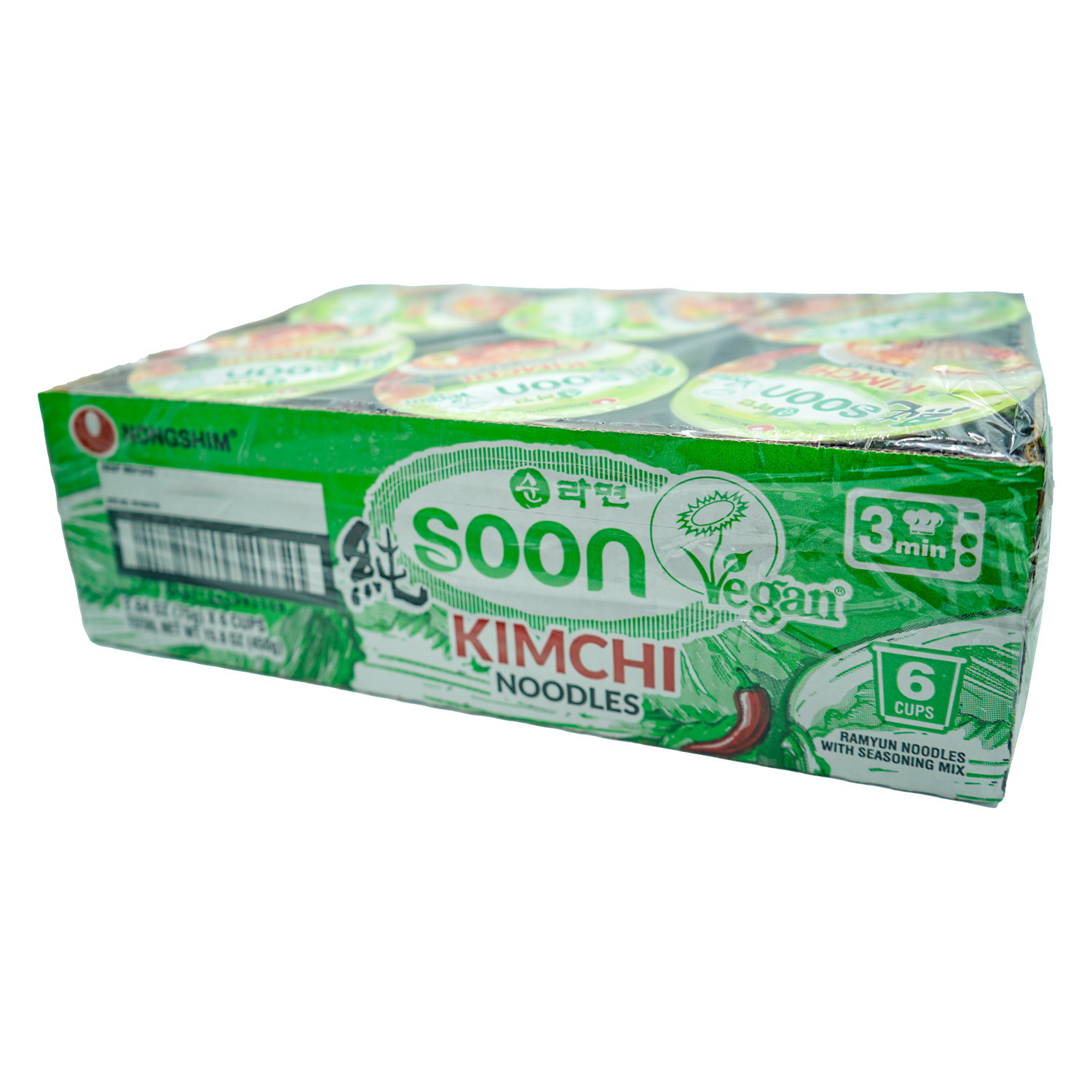 Nongshim Soon Vegan Kimchi 6 Pz Cup 75gr C/u - Image 3
