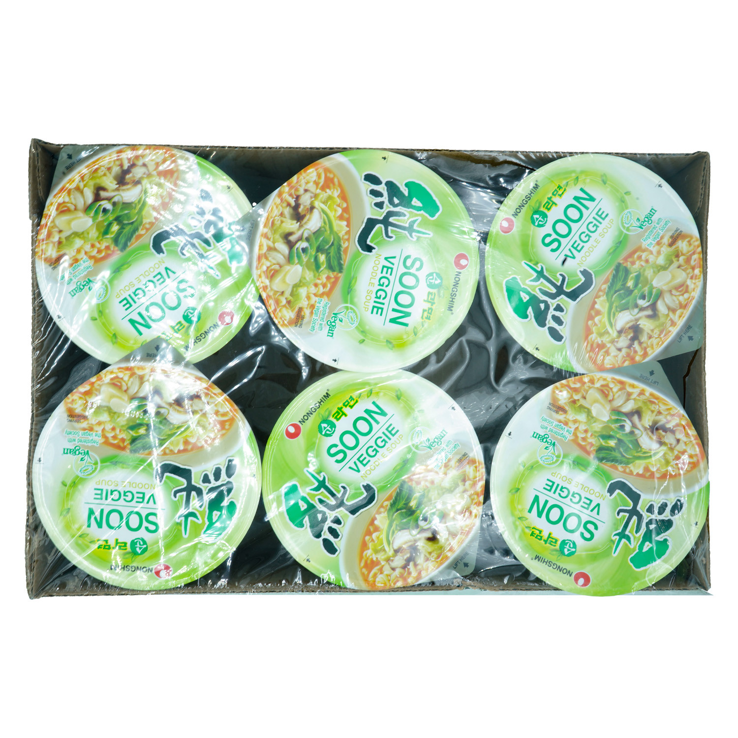 Nongshim Soon Veggie Paquete 6 De 75 Gr C/u - Image 5