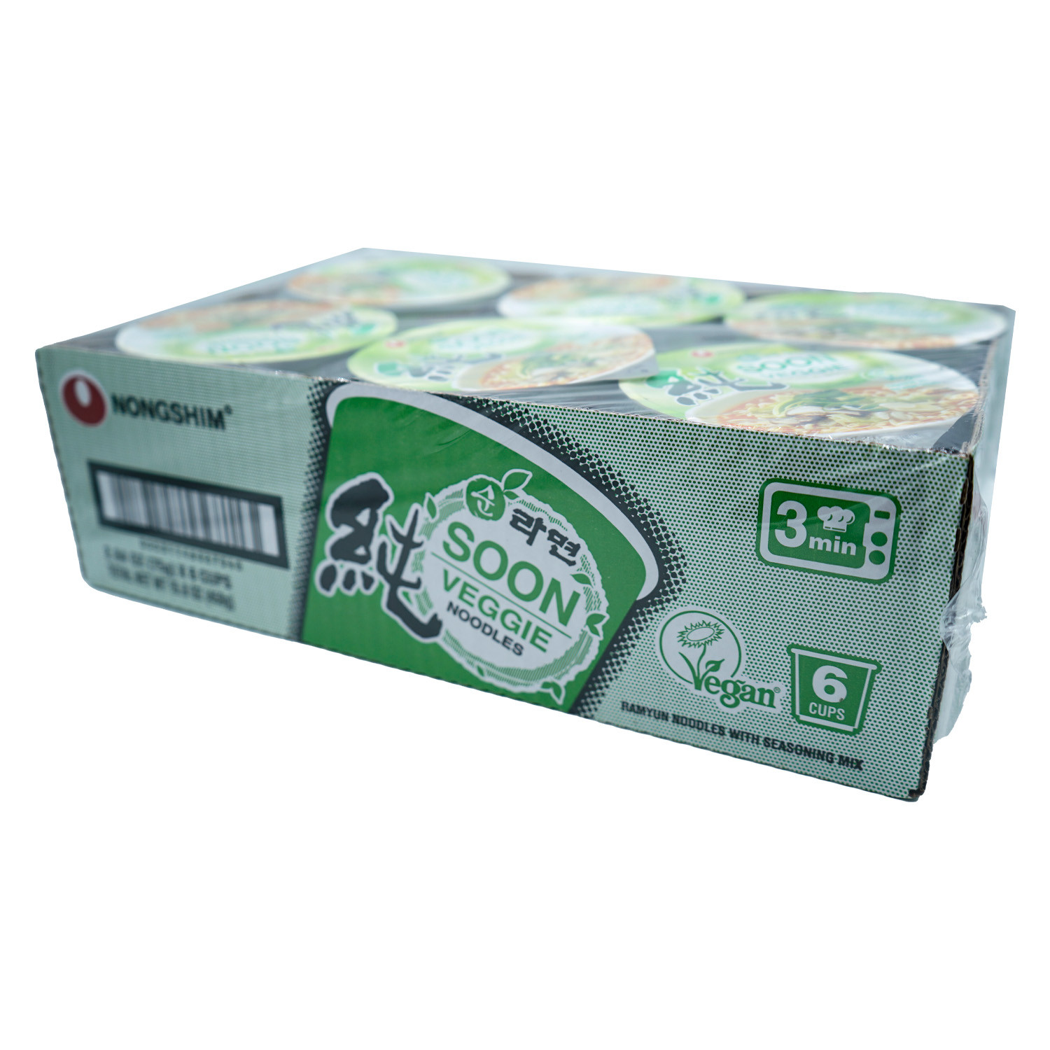 Nongshim Soon Veggie Paquete 6 De 75 Gr C/u - Image 2