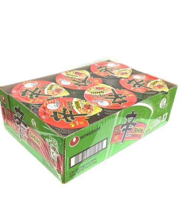 Nongshim Shin Vegan Paquete 6 Piezas De 75 Gr C/u